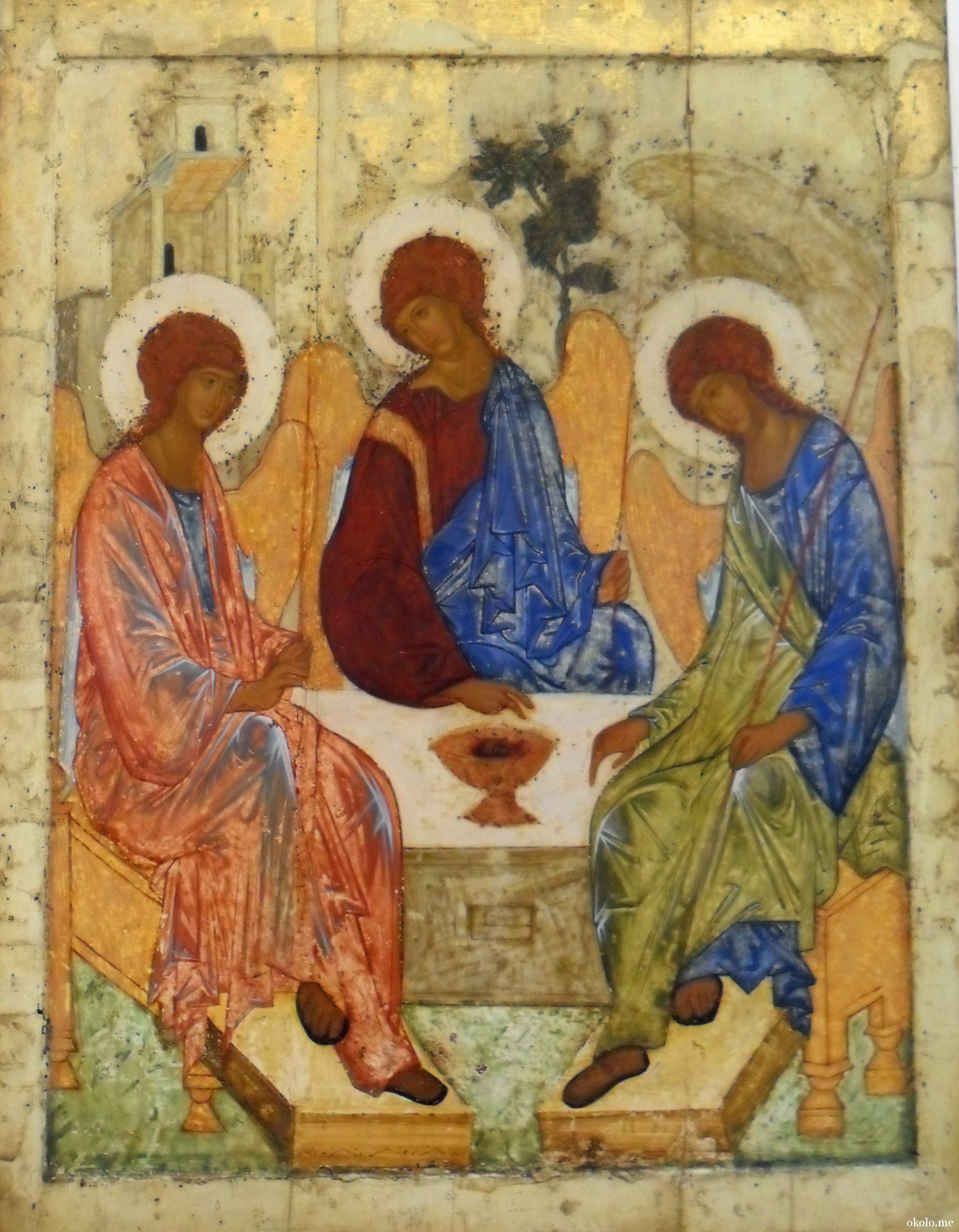 Троица написанной андреем рублевым